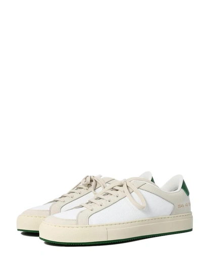 Shop Common Projects Leather Sneaker White