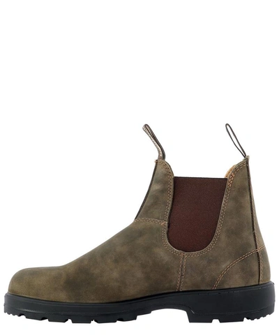 Shop Blundstone "585 Classics" Chelsea Boots In Brown