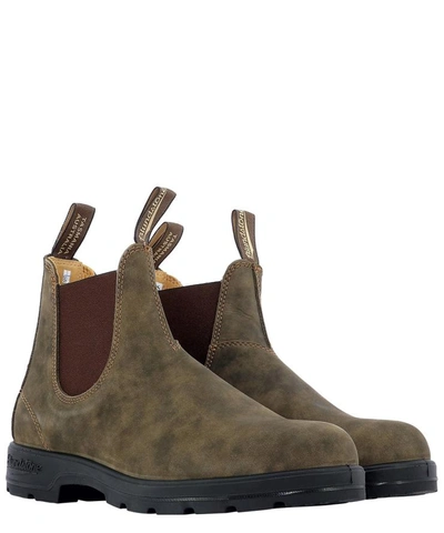 Shop Blundstone "585 Classics" Chelsea Boots In Brown