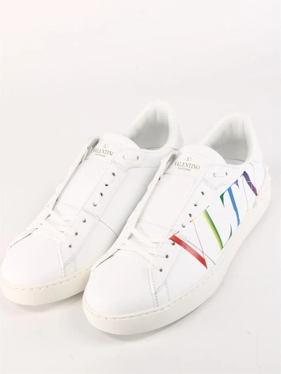 Shop Valentino Open Sneaker White