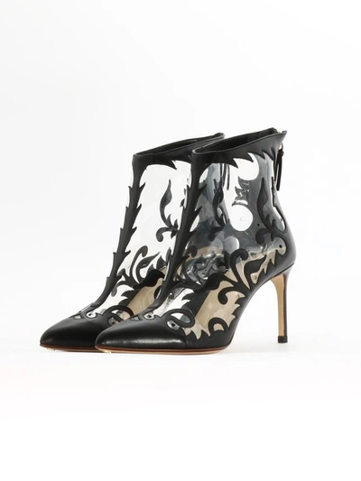 Shop Francesco Russo Pvc Bootie In Black