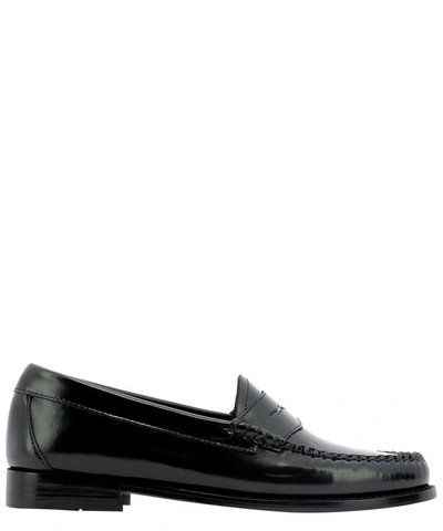 Shop Bass "penny" Loafers In Black  