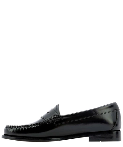 Shop Bass "penny" Loafers In Black  