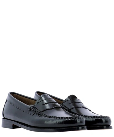 Shop Bass "penny" Loafers In Black  