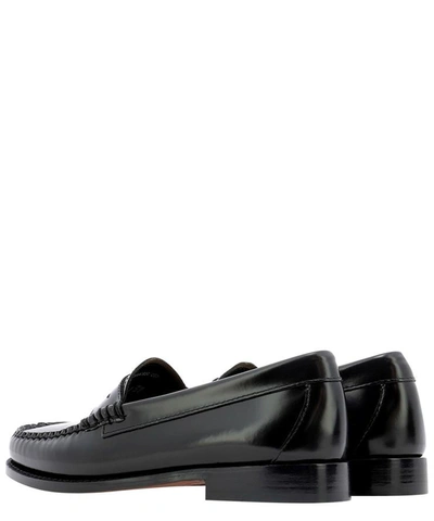 Shop Bass "penny" Loafers In Black  