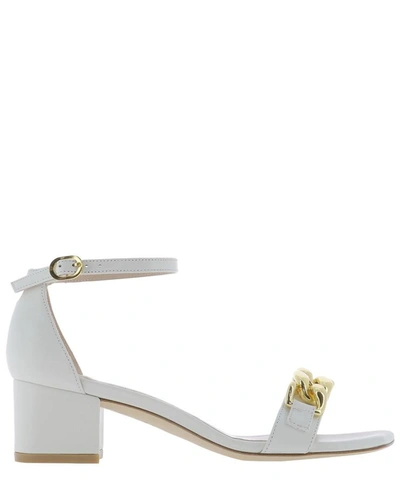 Shop Stuart Weitzman "amelina" Sandals In White
