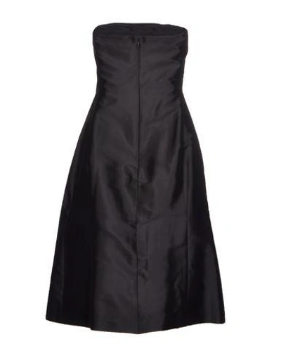 Shop Jil Sander Short Dress In Black