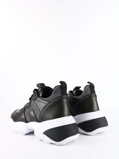 Shop Hogan Interaction Sneaker Black