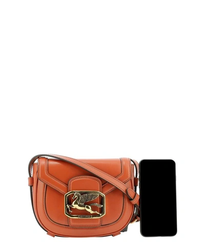 Shop Etro "pegaso" Crossbody In Red