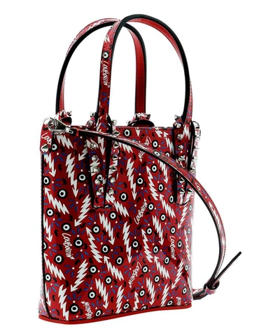 Shop Christian Louboutin "cabata" Handbag In Red