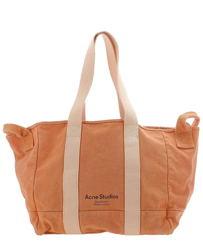 Shop Acne Studios "webbing" Shopping Bag In Orange