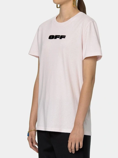 Shop Off-white T-shirt Logo Pink