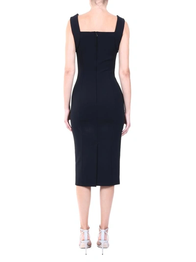 Shop Dolce & Gabbana Black Midi Dress