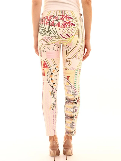 Shop Mary Katrantzou Fantasy Trousers In Multicolor