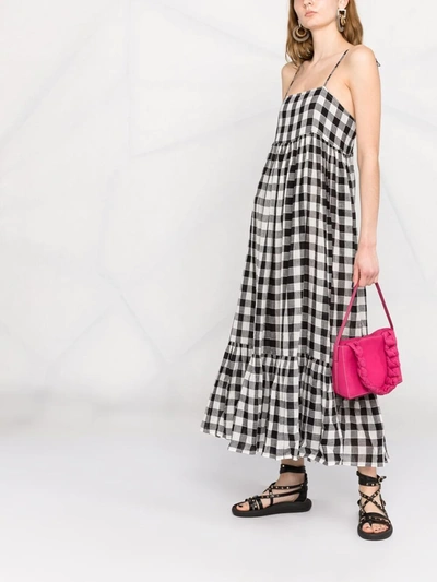 THE GREAT THE GREAT THE DAINTY GINGHAM MIDI DRESS 