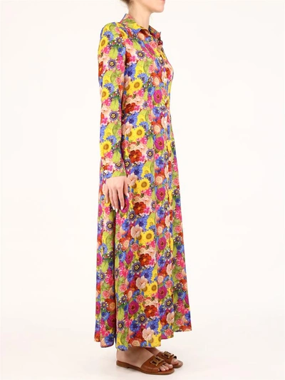 Shop 813 Shirt Dress Floral Print In Multicolor