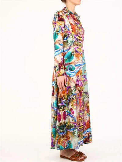 Shop 813 Printed Shirt Dress In Multicolor