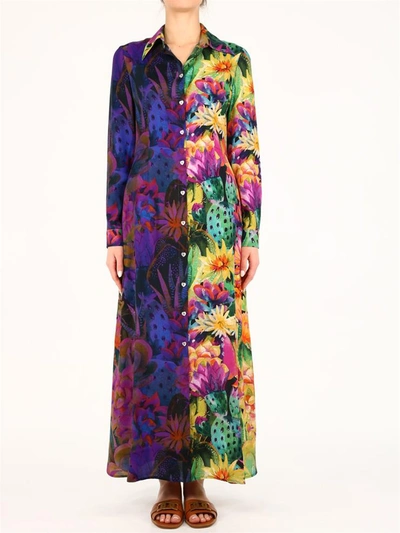 Shop 813 Chemisier Dress Floral Print In Multicolor