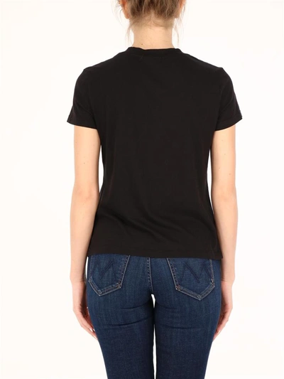 Shop James Perse Cotton T-shirt Black