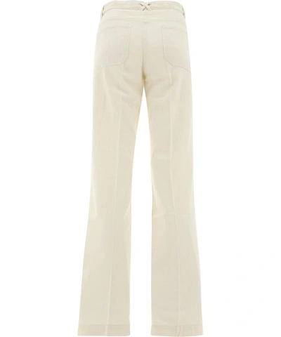 Shop Apc "davi" Pants In Beige