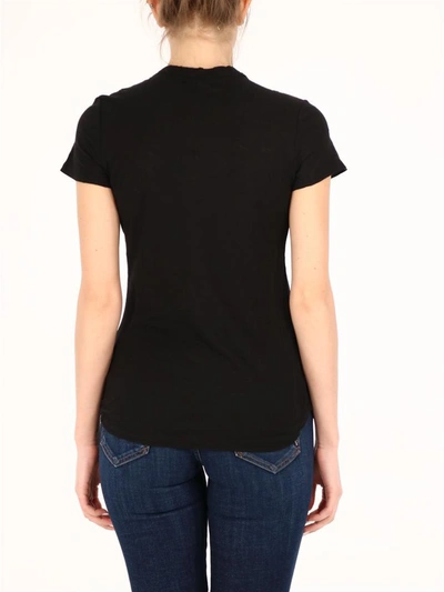 Shop James Perse Cotton T-shirt Black