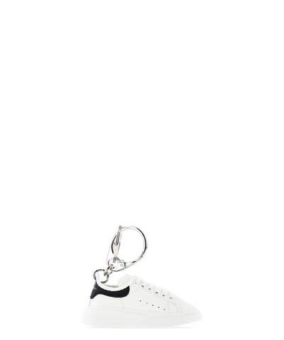 Shop Alexander Mcqueen "oversize Sneaker" Keychain In White