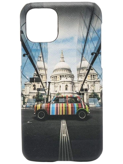 Shop Paul Smith Photo-print Iphone 11 Pro Case In Black