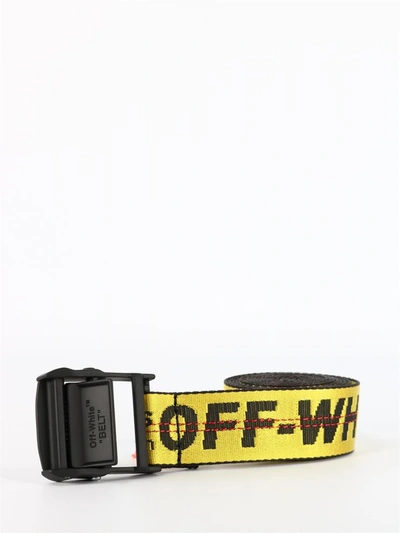 Shop Off-white Yellow Industrial Belt