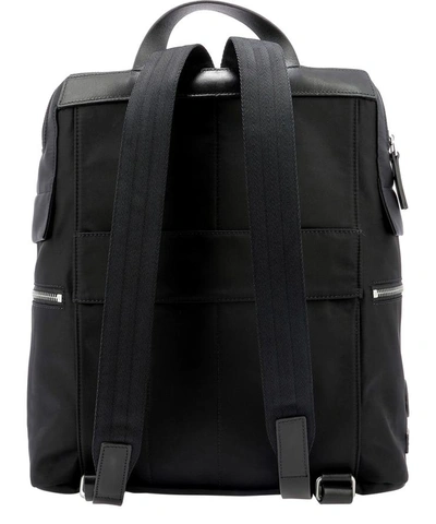 Shop Orciani "nobuckle Planet" Backpack In Black  