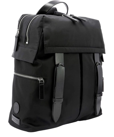 Shop Orciani "nobuckle Planet" Backpack In Black  