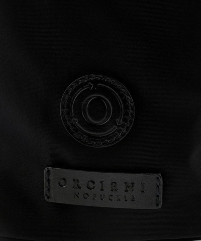 Shop Orciani "nobuckle Planet" Backpack In Black  