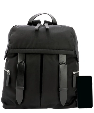 Shop Orciani "nobuckle Planet" Backpack In Black  