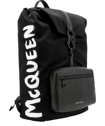 Shop Alexander Mcqueen "urban" Backpack In Black  