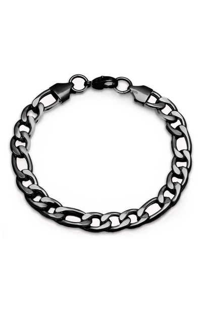 Shop Hmy Jewelry Black Stainless Steel Chain Link Bracelet