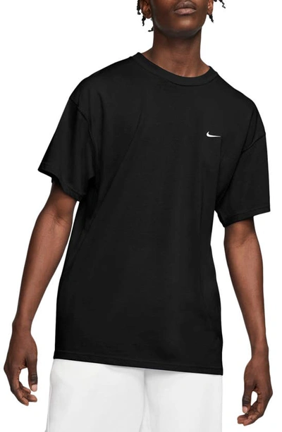 Shop Nike Lab Crewneck T-shirt In Black/ White