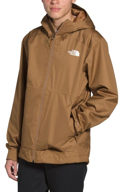 Shop The North Face Millerton Hooded Rain Jacket In Utility Brown