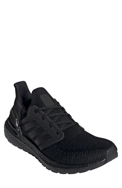 Shop Adidas Originals Ultraboost 20 Running Shoe In Core Black/ Grey/ Solar Red