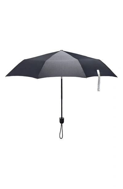Shop Shedrain Stratus Compact Umbrella In Black/ Black Matte