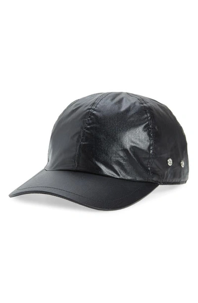 Shop Alyx Roller Coaster Buckle Treated Baseball Cap In Black / Black