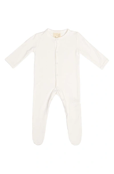 Kyte Baby Snap Footie In Cloud