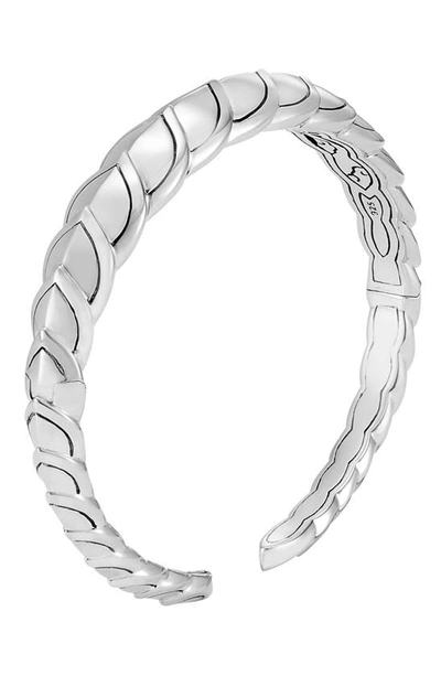 Shop John Hardy Legends Naga Small Flex Cuff Bracelet In Silver