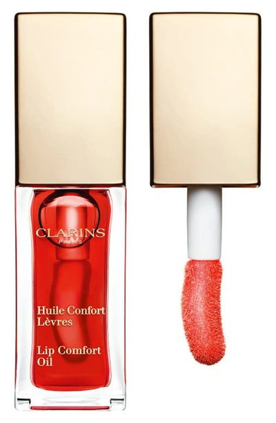Shop Clarins Lip Comfort Oil In 03 Red Berry