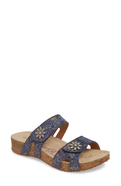 Shop Josef Seibel 'tonga 04' Sandal In Ocean Leather