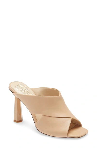 Shop Vince Camuto Averessa Slide Sandal In Bisque Leather