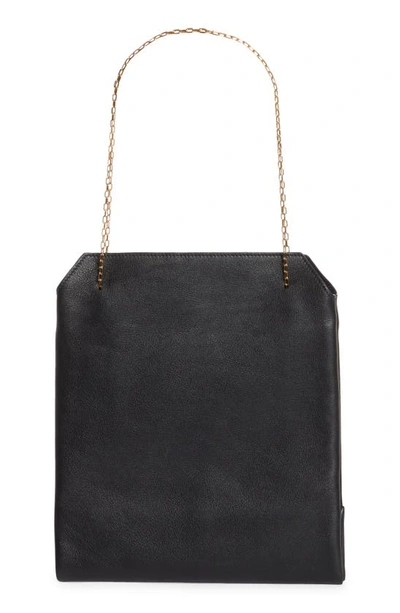 Shop The Row Small Leather Lunch Bag In Black