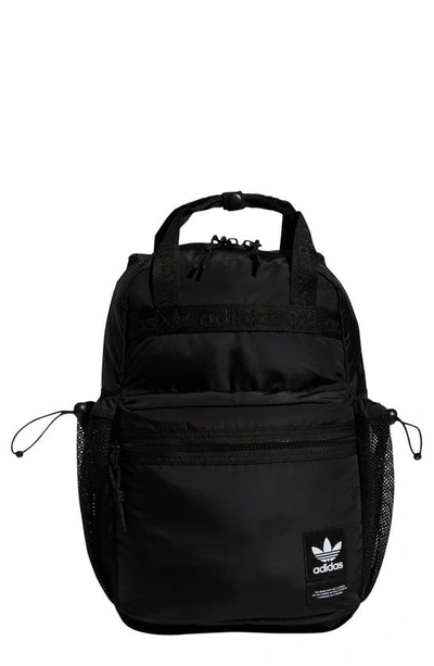 Shop Adidas Originals Middie Backpack In Black/ Black