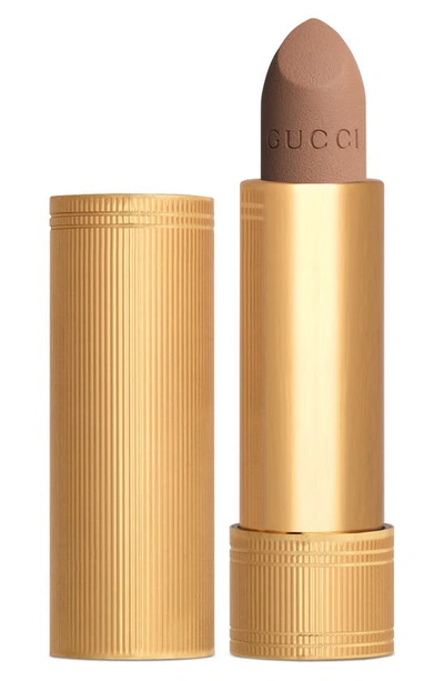 Shop Gucci Rouge A Levres Mat Matte Lipstick In Carol Beige
