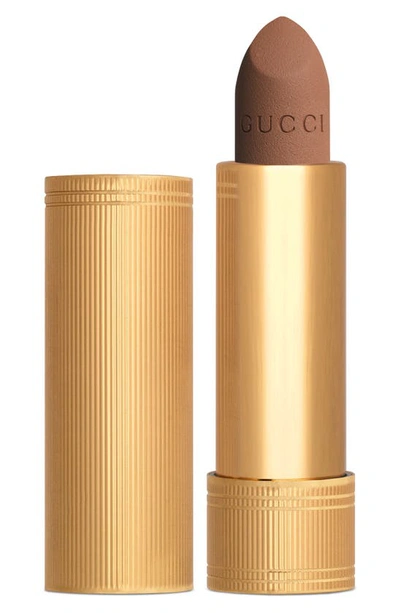 Shop Gucci Rouge A Levres Mat Matte Lipstick In Penny Beige