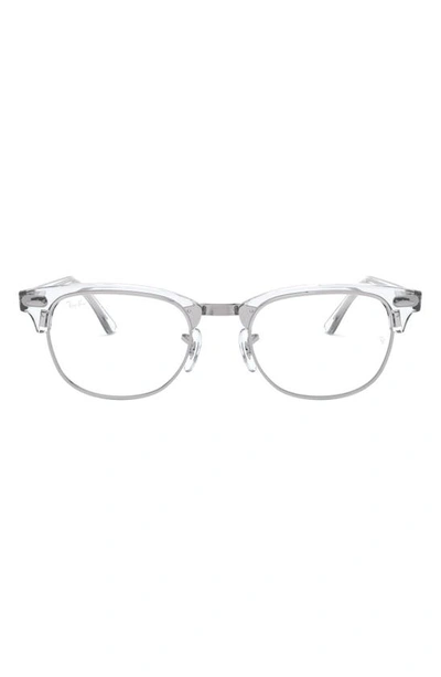 Shop Ray Ban 49mm Optical Glasses In White