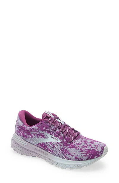 Shop Brooks Adrenaline Gts 21 Running Shoe In Wood Violet/lavender/blue